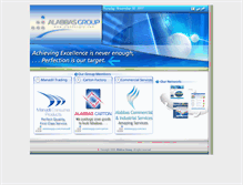 Tablet Screenshot of alabbasgrp.com